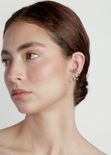 Nethos Trio Earcuff Plateado