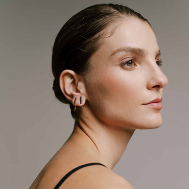 Aretes Bastoni Mini Rosado