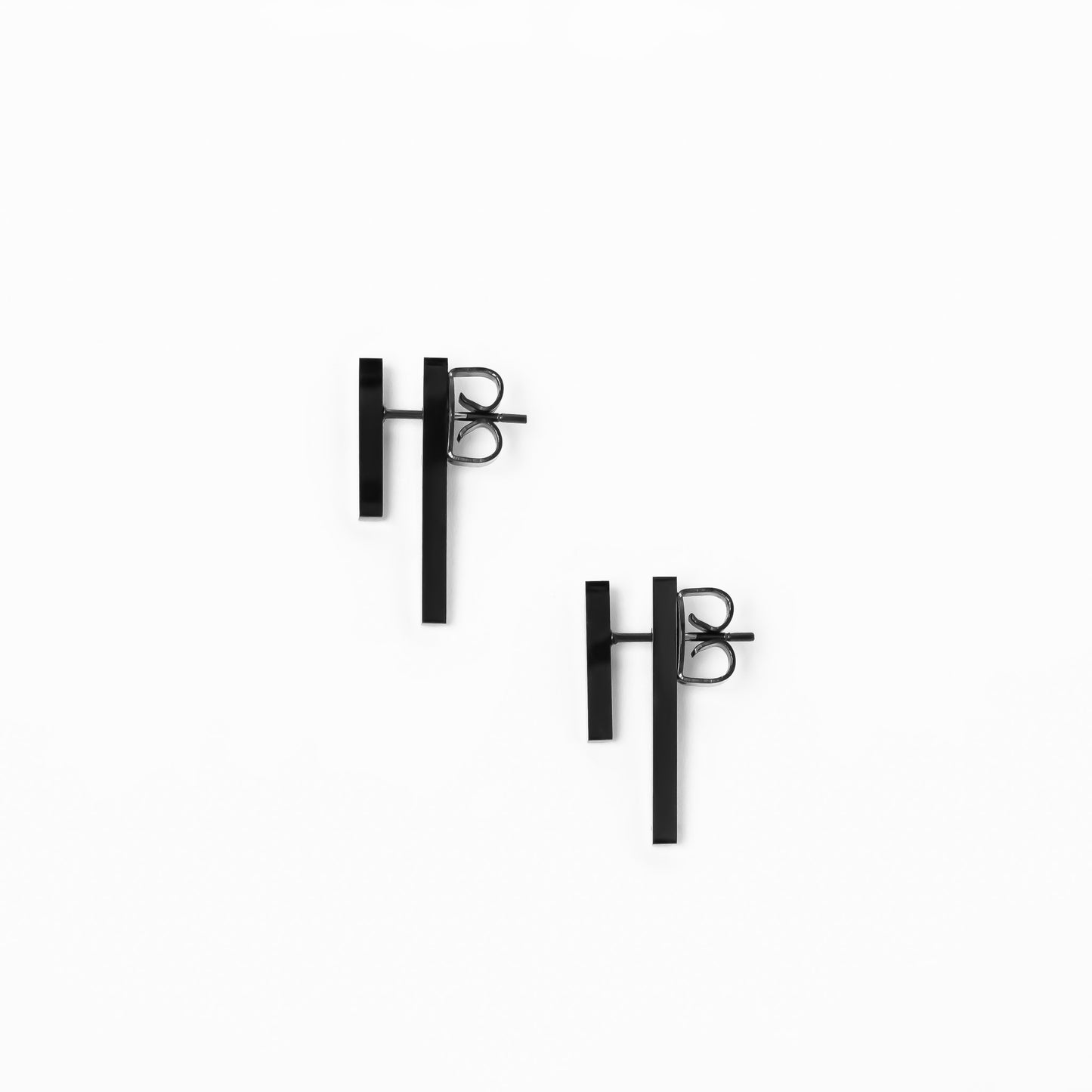 Aretes Bastoni Mini Plateado