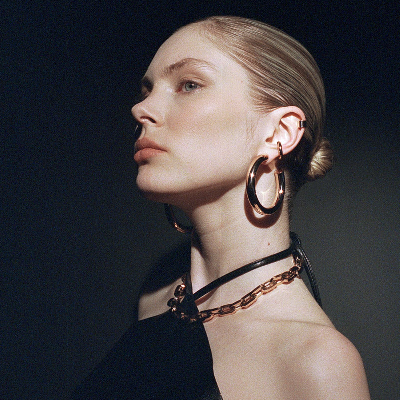 Flat Earcuff Plateado