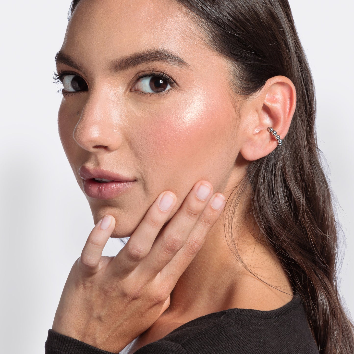 Aplos Earcuff Rosado