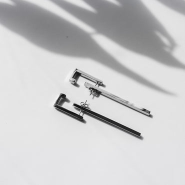 Aretes Xylo Plateado