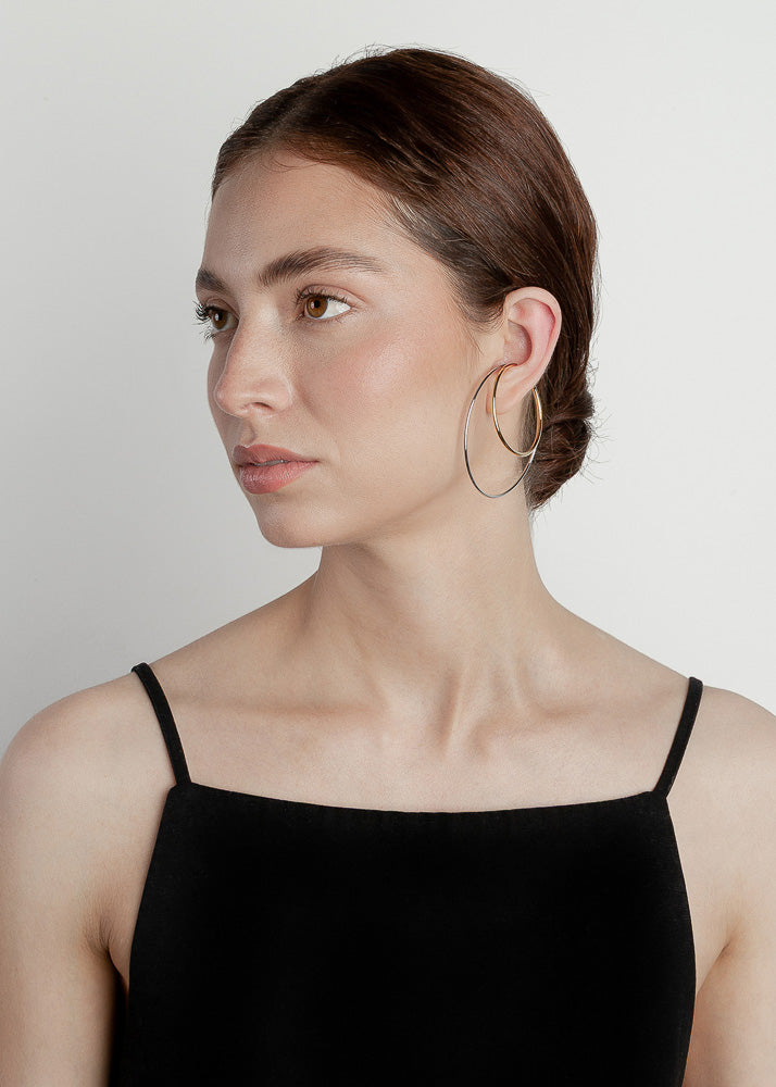Nethos Maxi Earcuff Dorado Plateado