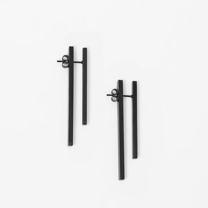 Aretes Bastoni Plateado