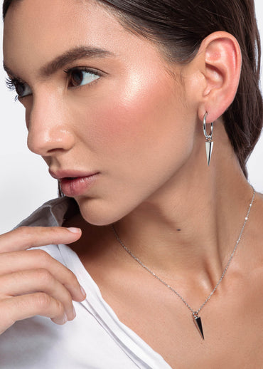 Gothik Hoops Plateado