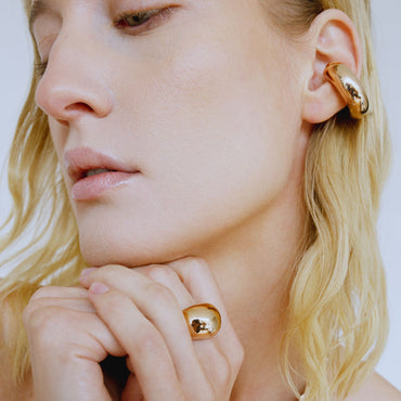 Roda Earcuff Rosado