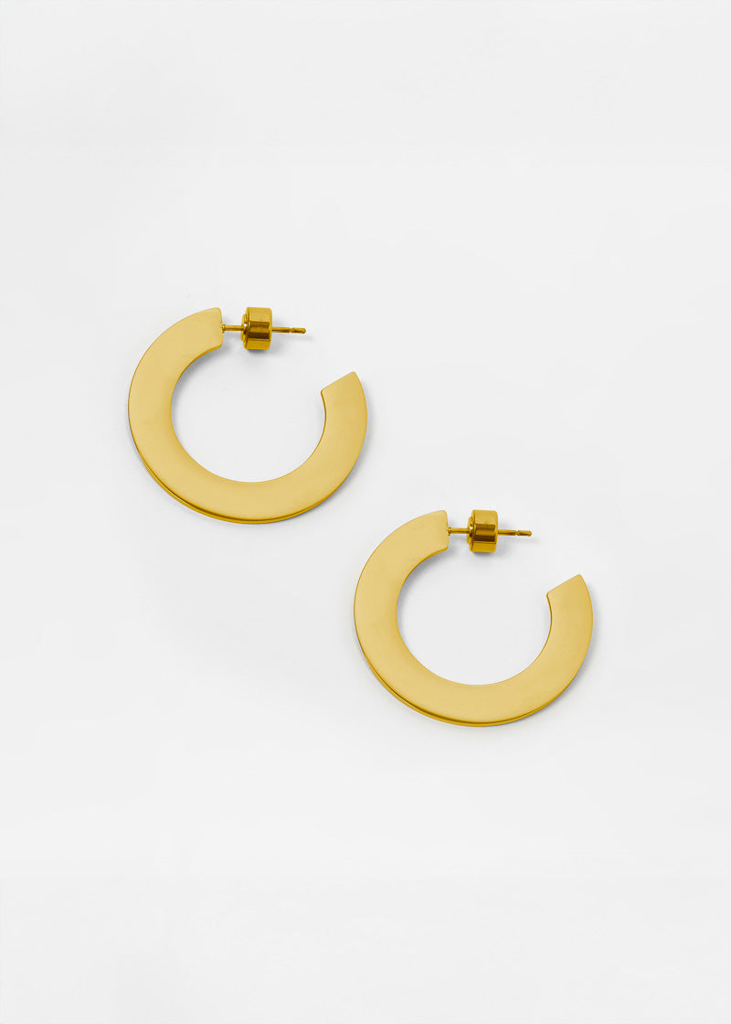 Small Hoops Dorado