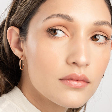 Small Thin Hoops Dorado