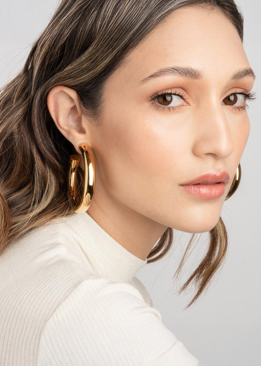 Tera Hoops Dorado