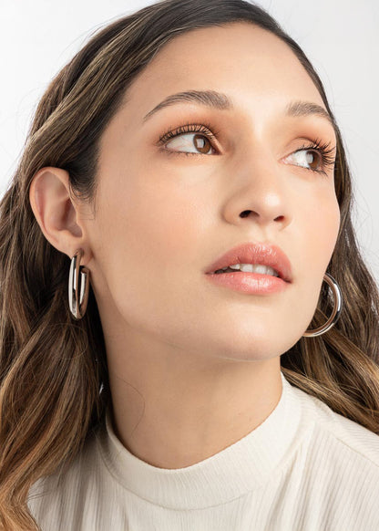 Tikos Hoops Plateado